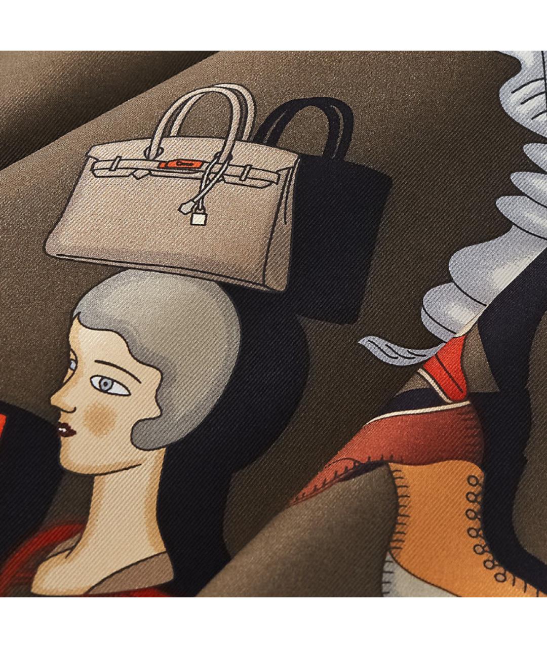 HERMES Шелковый шарф, фото 2