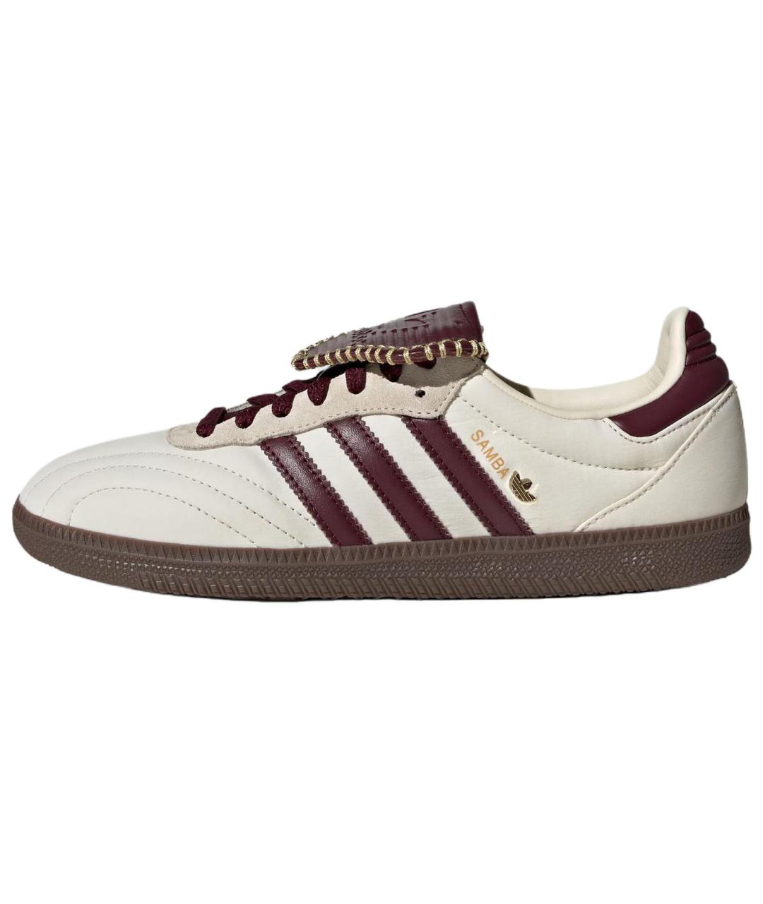 ADIDAS Белые кожаные кеды, фото 3