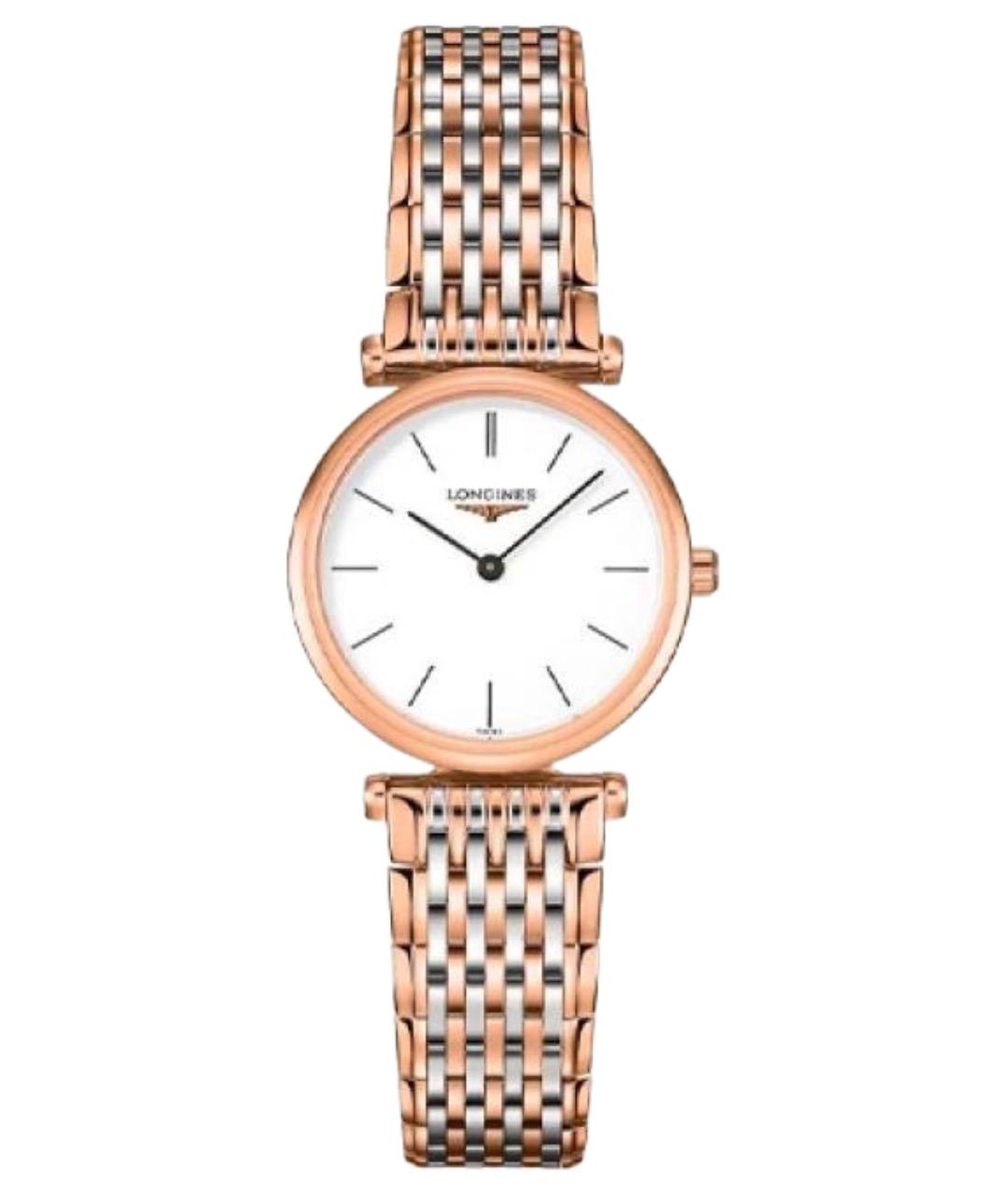 LONGINES Золотые стальные часы, фото 1