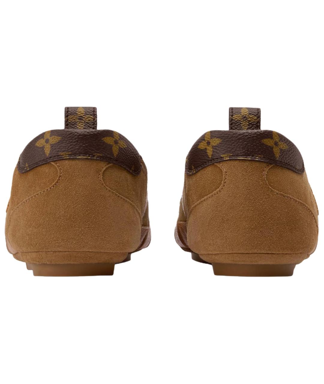LOUIS VUITTON Коричневые кеды, фото 5