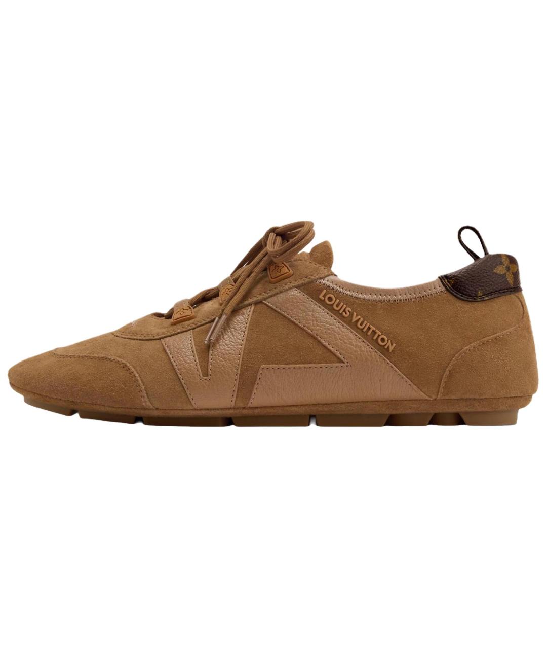 LOUIS VUITTON Коричневые кеды, фото 2