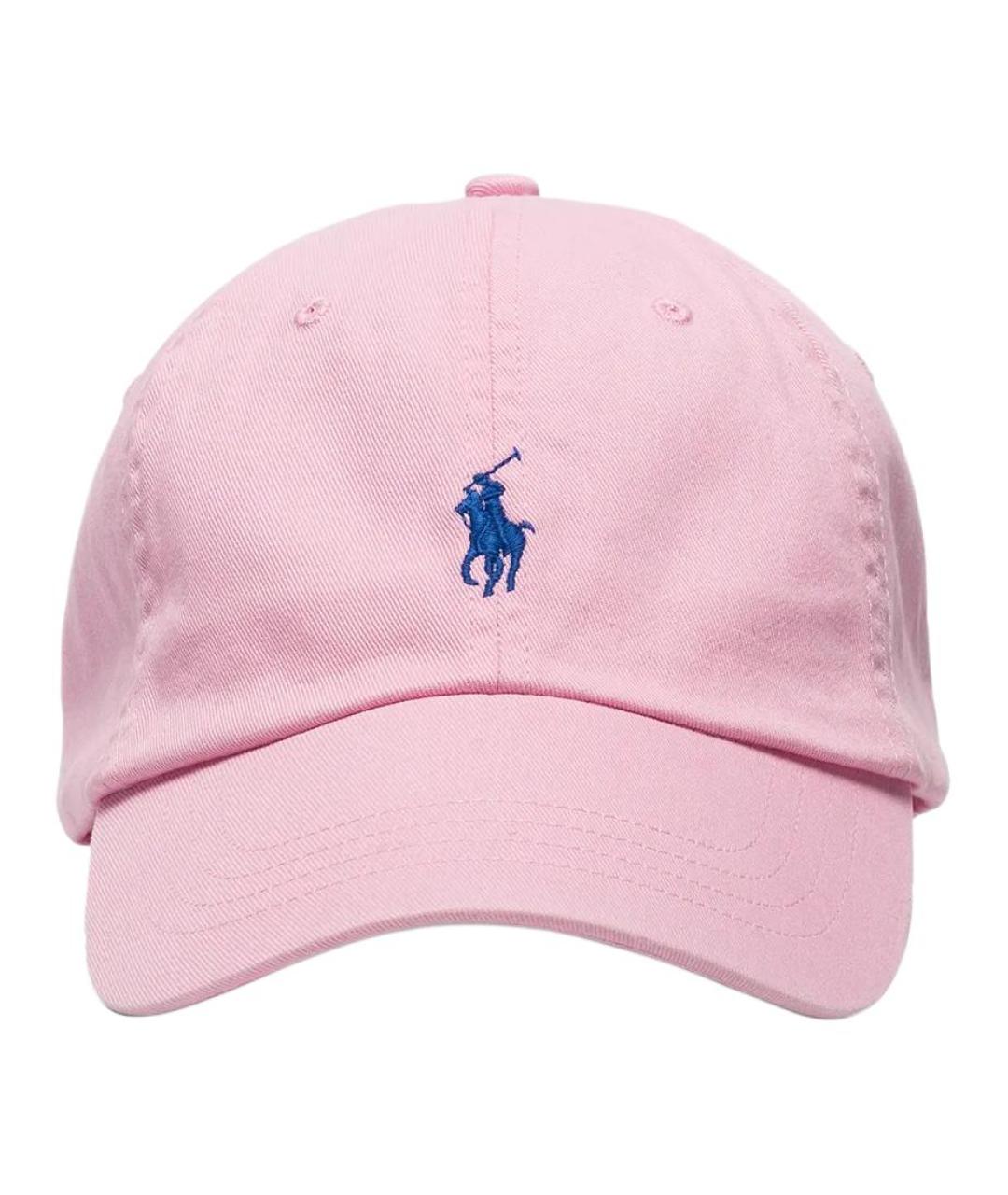 POLO RALPH LAUREN Розовая хлопковая кепка/бейсболка, фото 2
