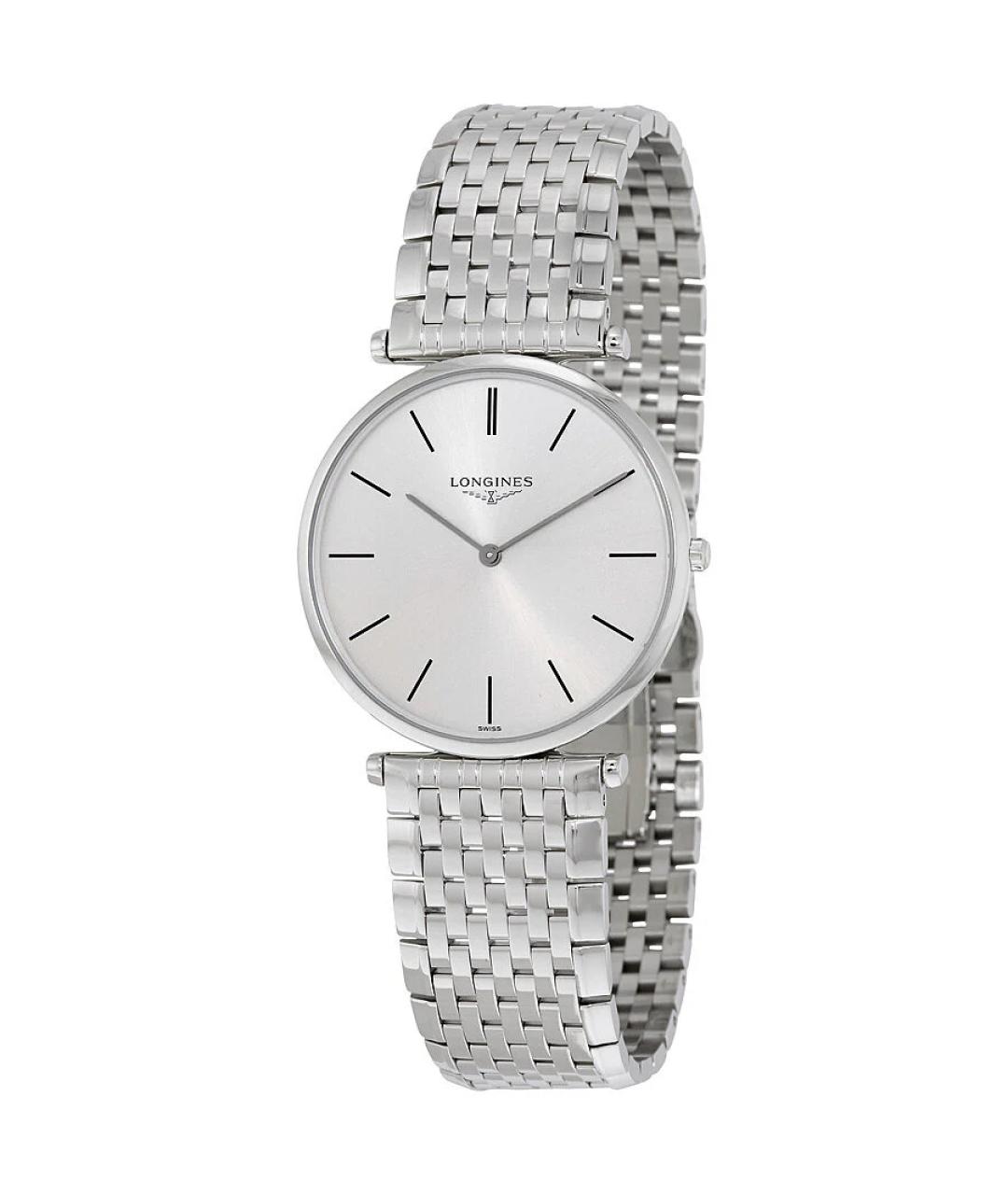 LONGINES Серебряные стальные часы, фото 5