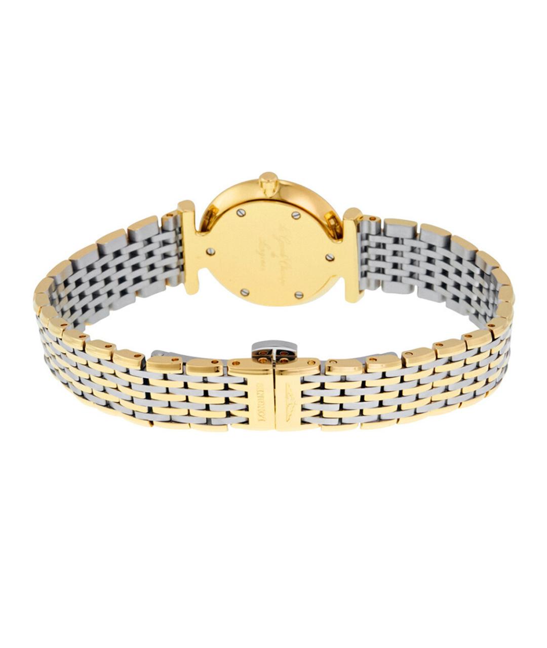 LONGINES Золотые стальные часы, фото 3