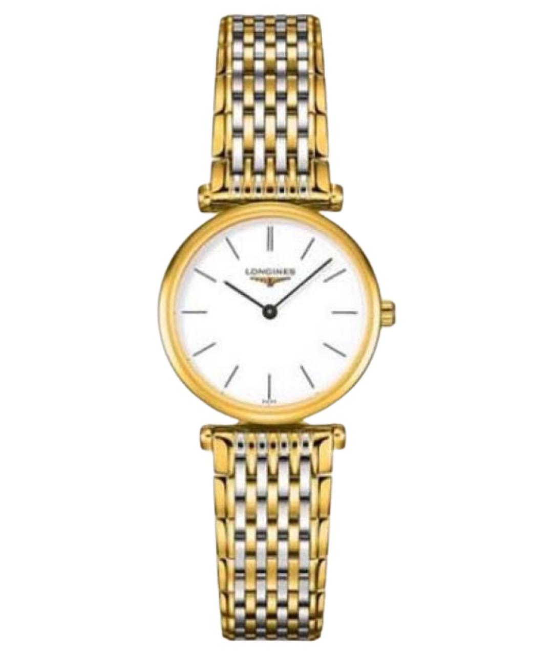 LONGINES Золотые стальные часы, фото 1