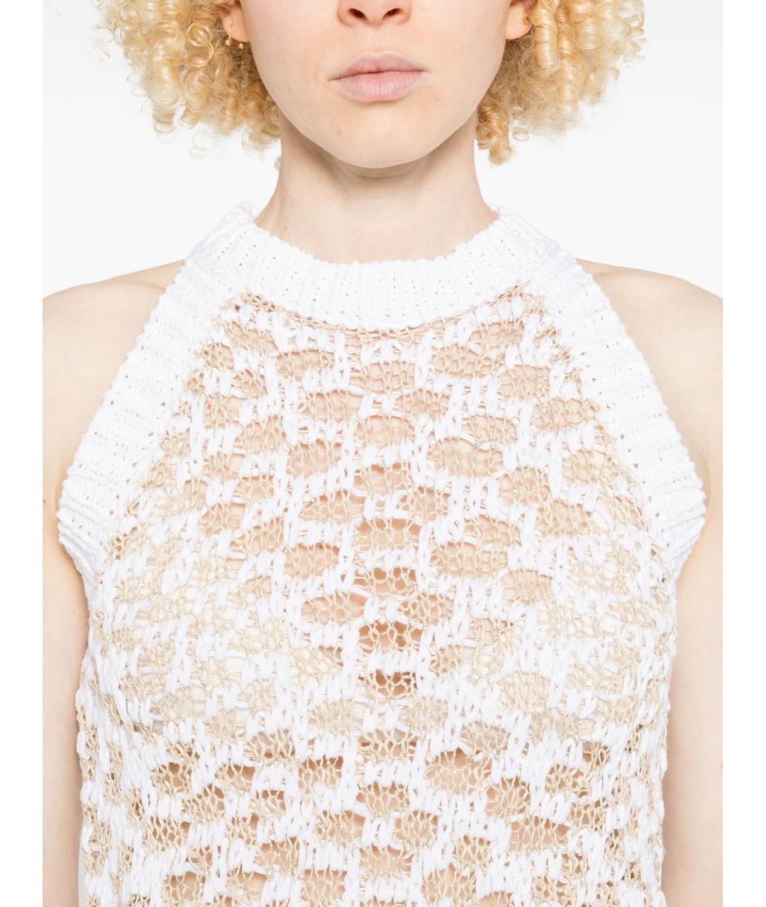 PESERICO Белая жилетка, фото 5