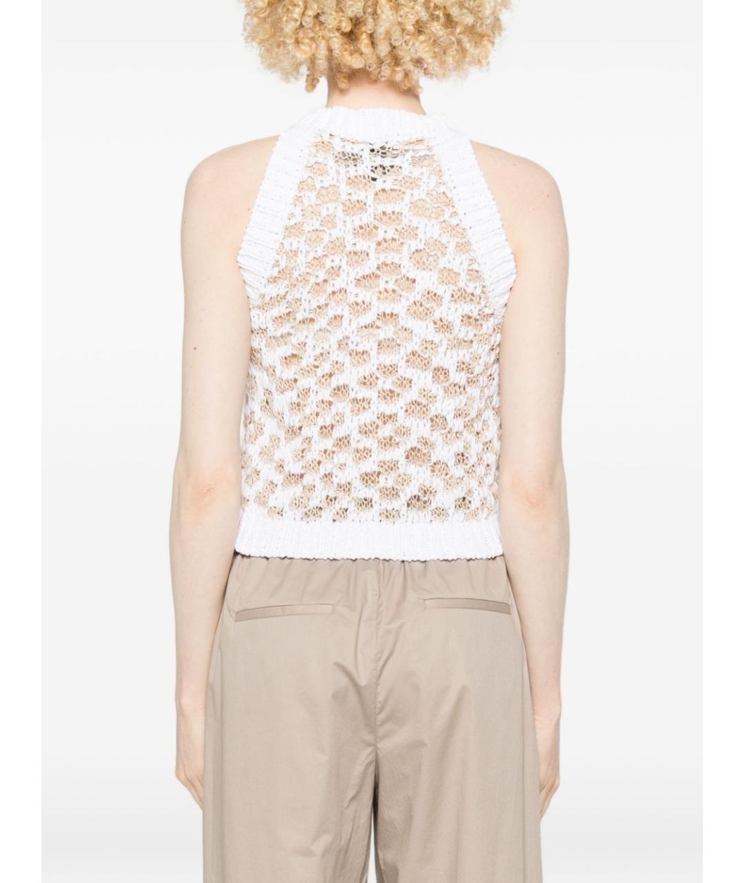 PESERICO Белая жилетка, фото 2