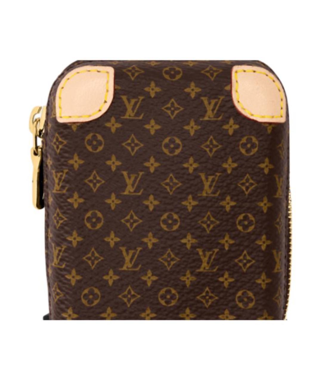 LOUIS VUITTON Коричневый кошелек, фото 3