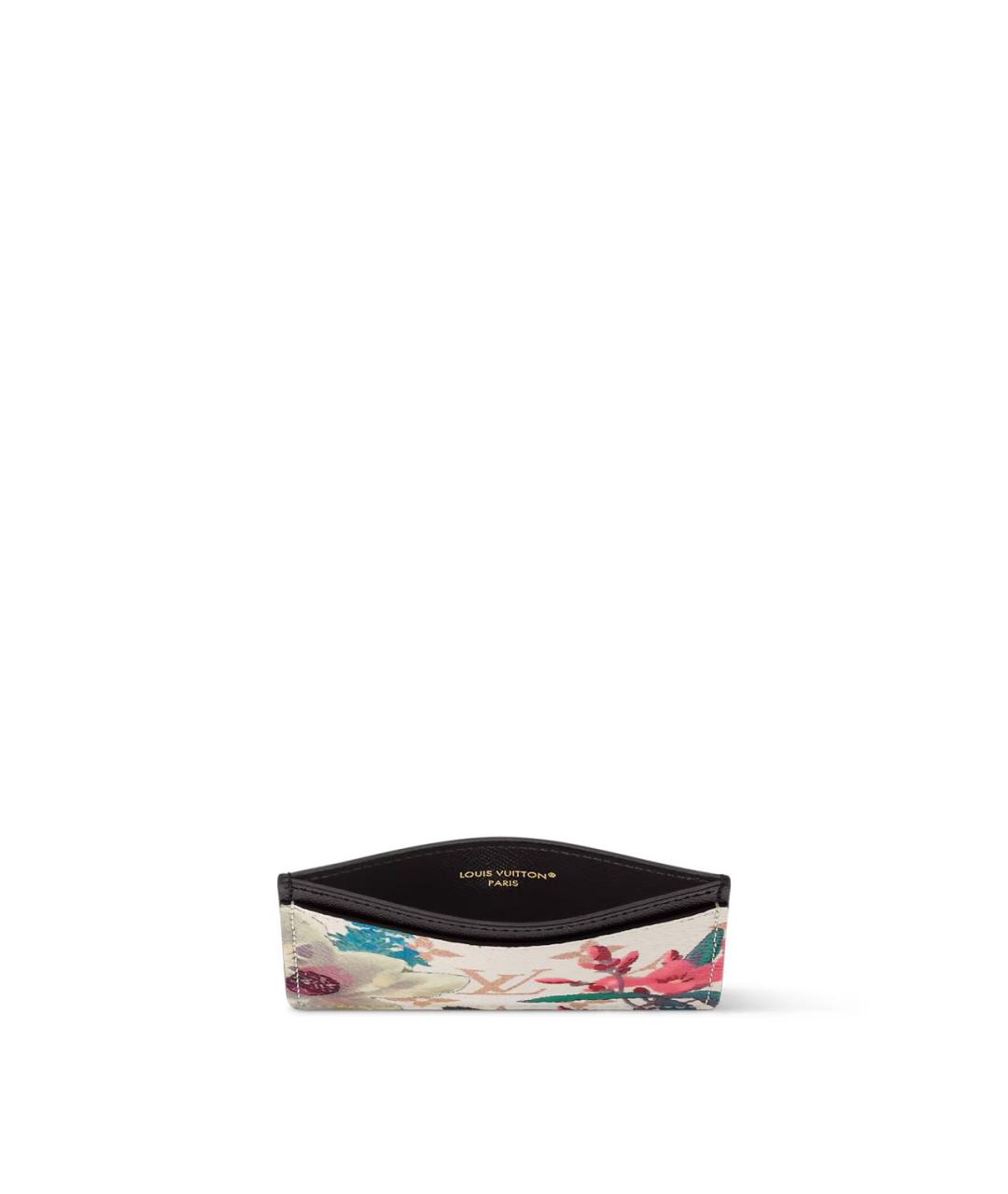 LOUIS VUITTON Коричневый кожаный кардхолдер, фото 2