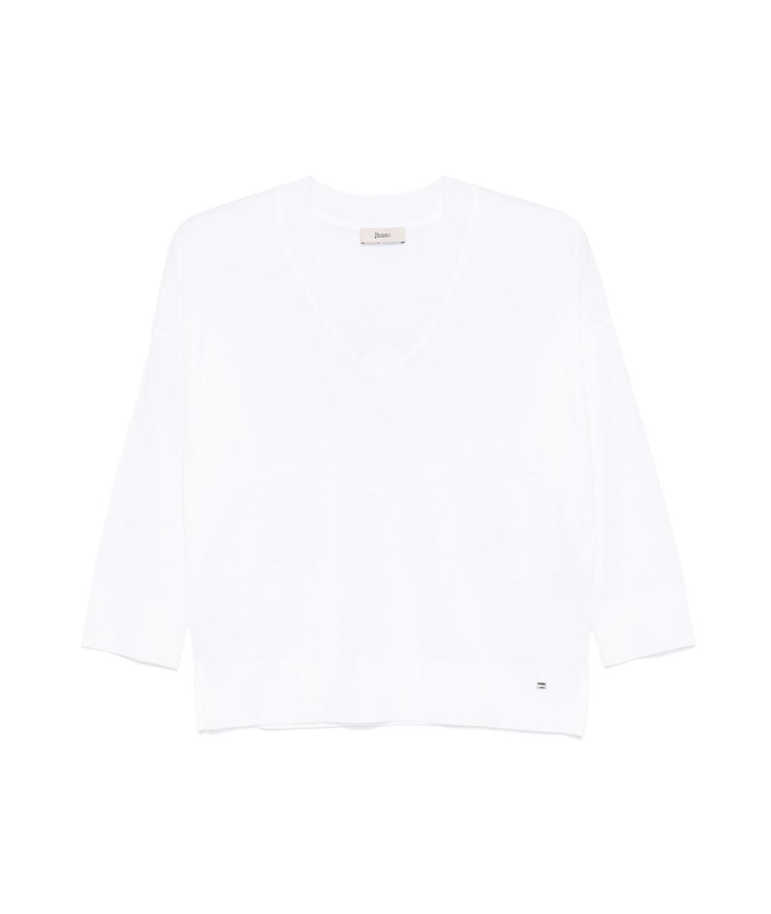 HERNO Белый джемпер / свитер, фото 1