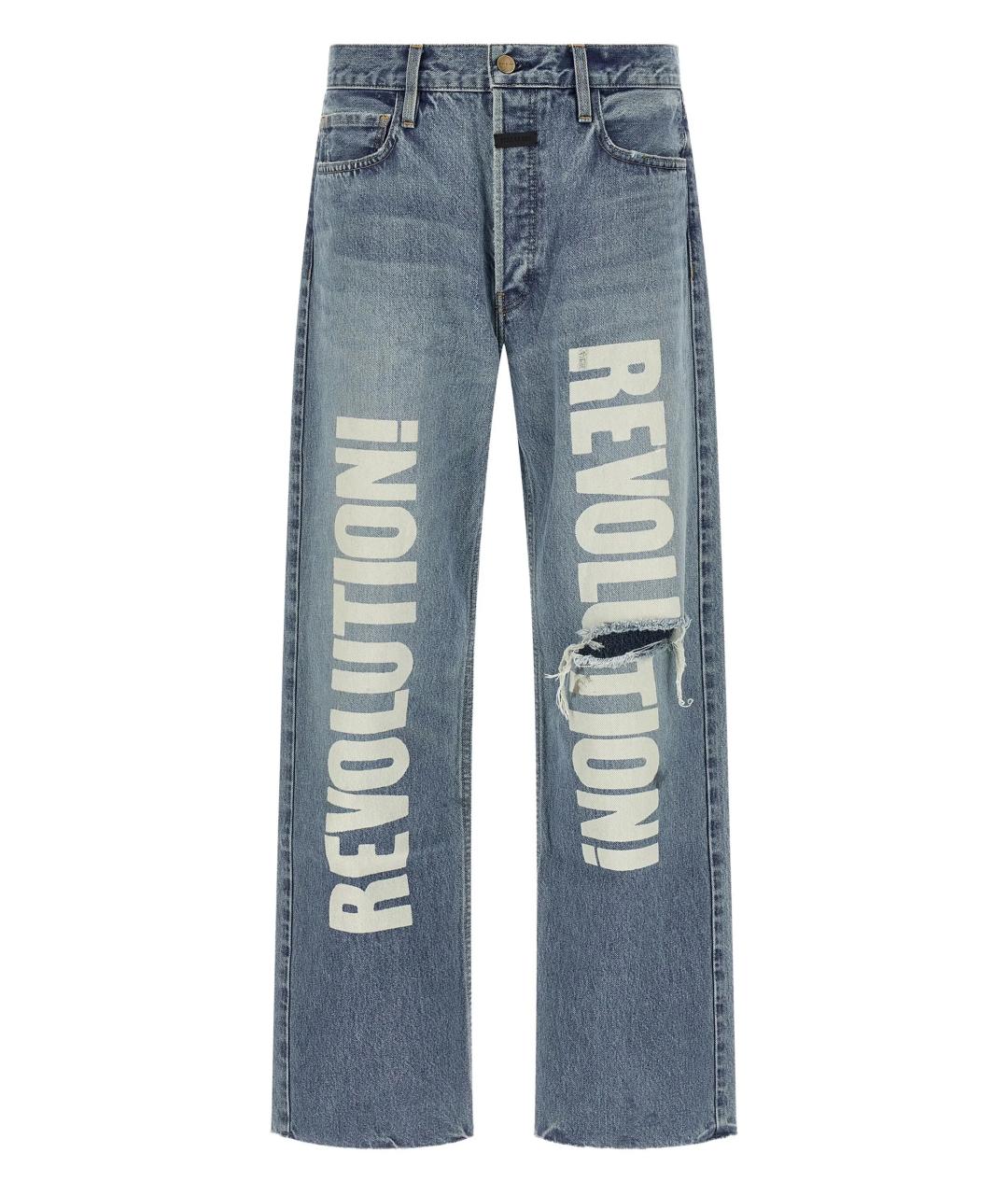 FEAR OF GOD Синие прямые джинсы, фото 1