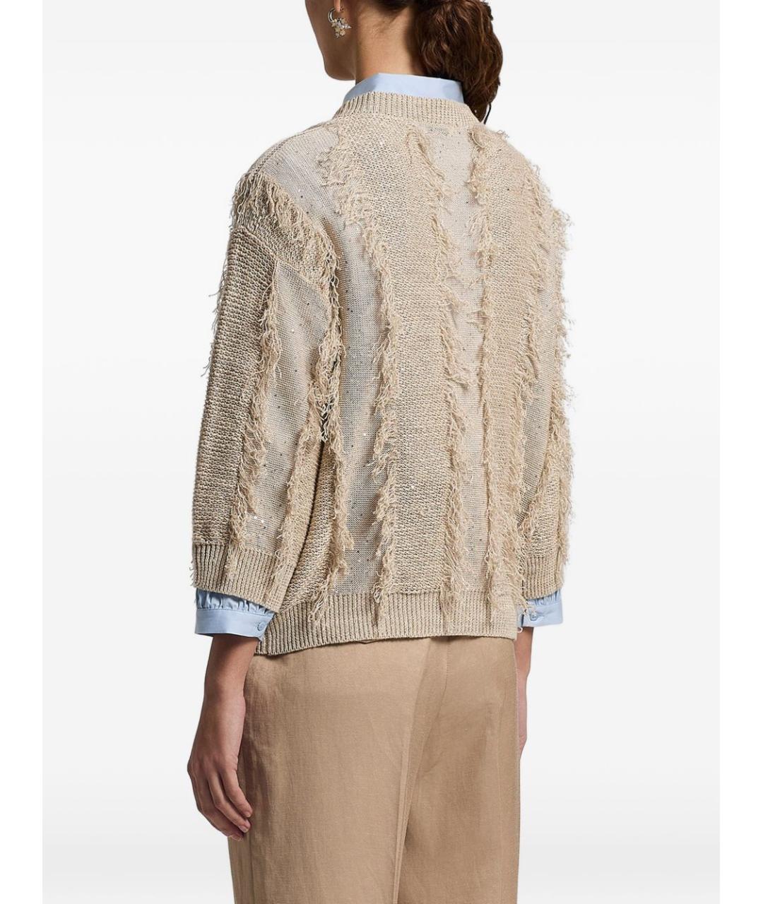 PESERICO Бежевый джемпер / свитер, фото 3