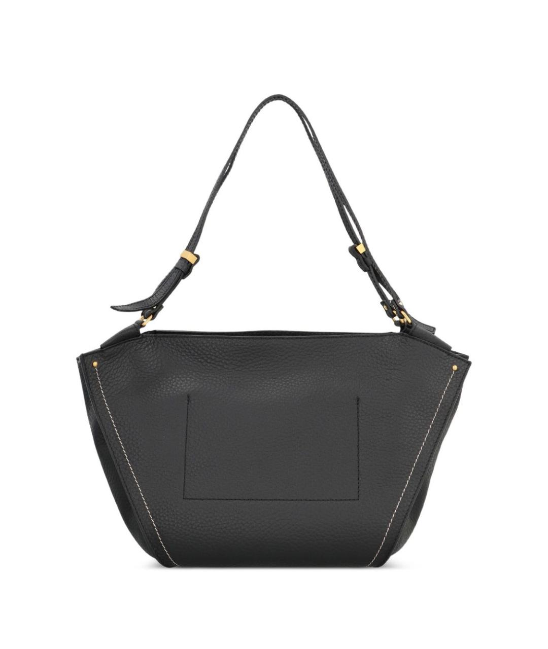 Gianni Chiarini Черная кожаная сумка тоут, фото 3