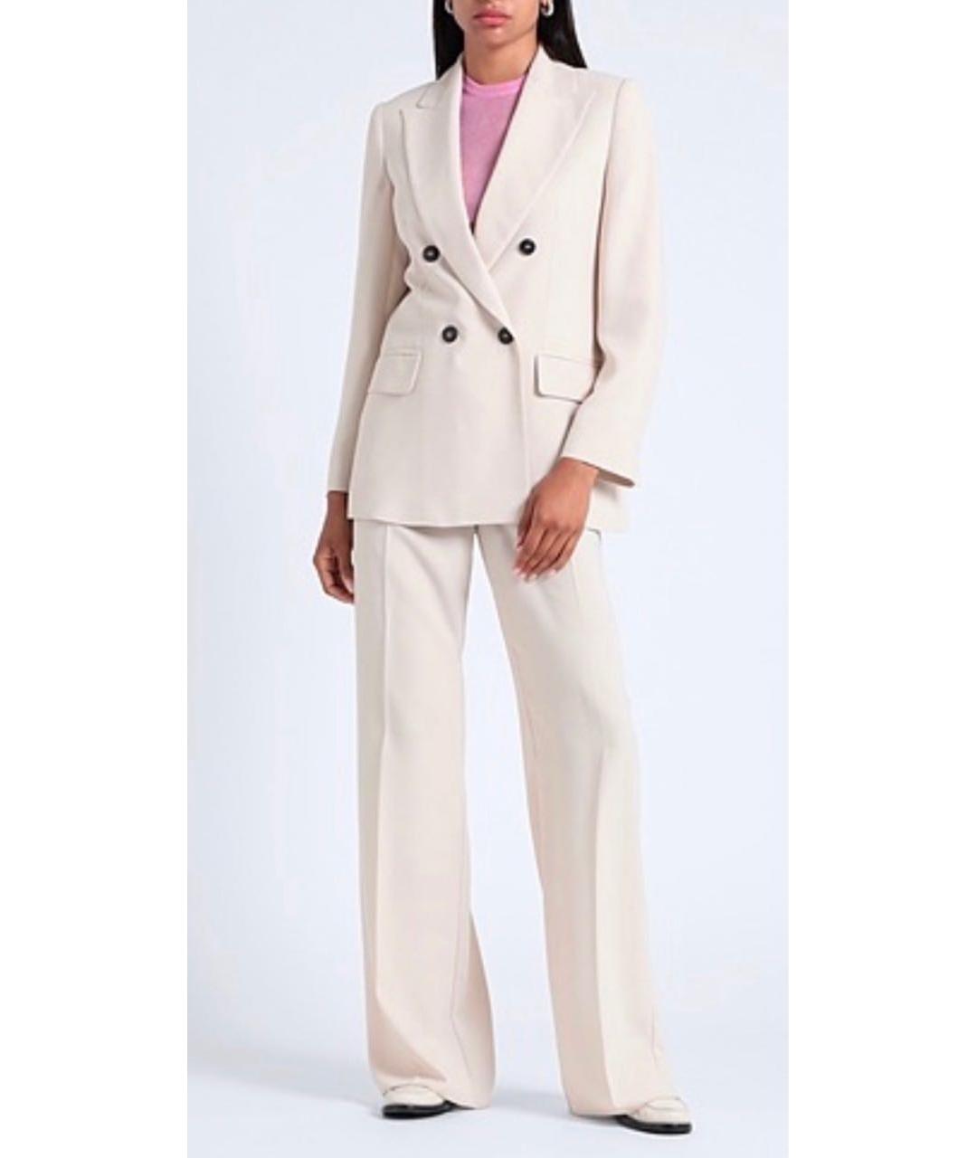 MAX&CO Белый вискозный костюм с брюками, фото 9