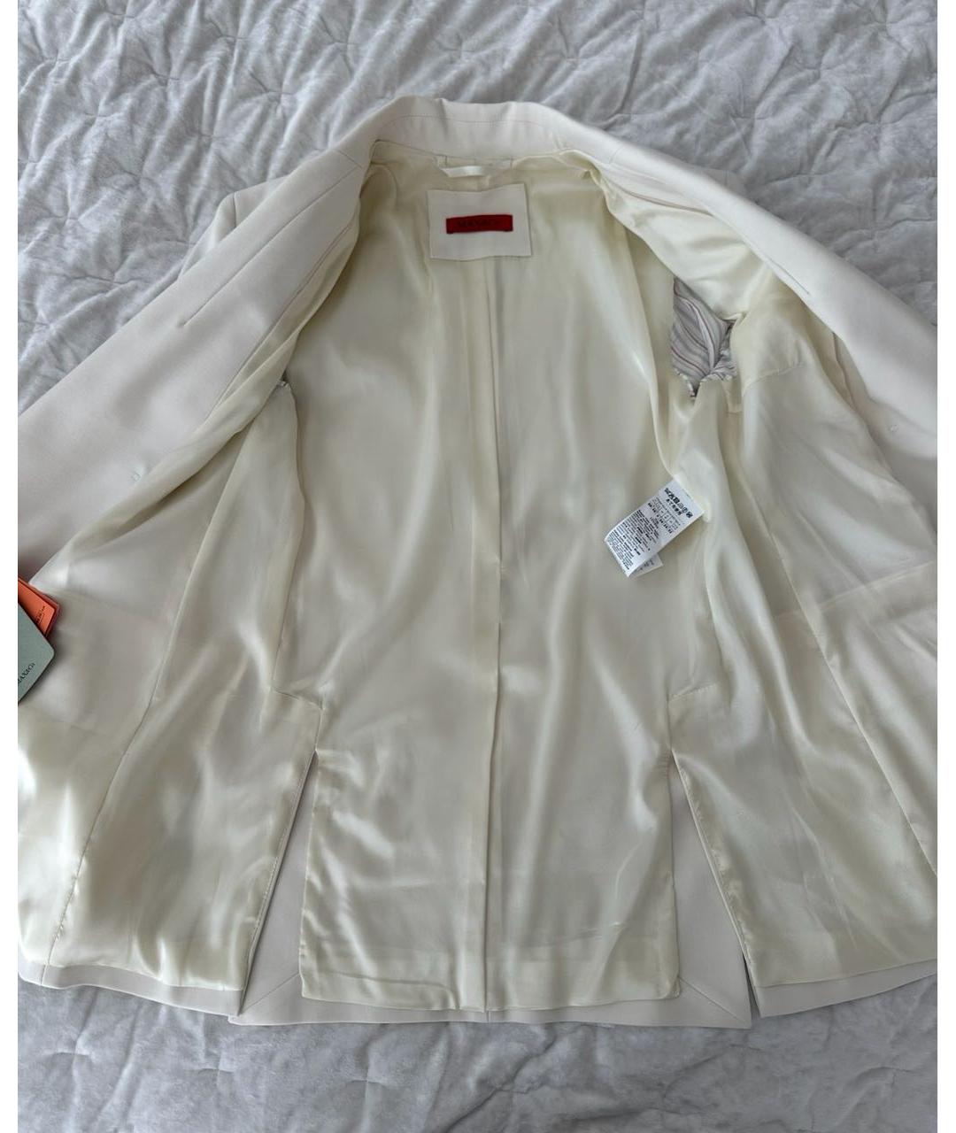 MAX&CO Белый вискозный костюм с брюками, фото 7