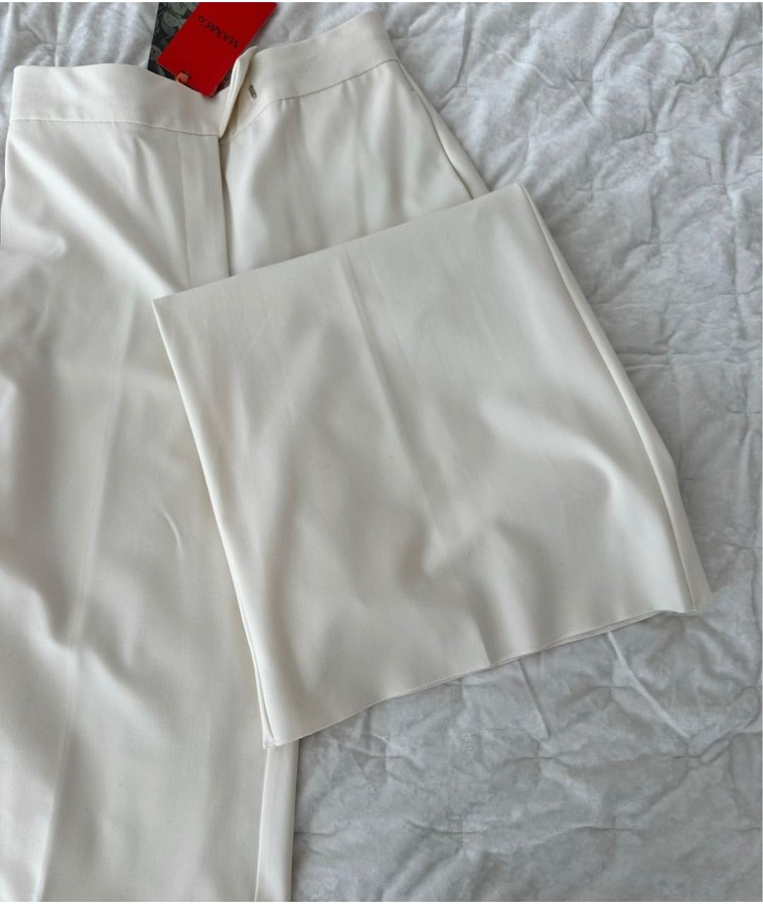 MAX&CO Белый вискозный костюм с брюками, фото 5