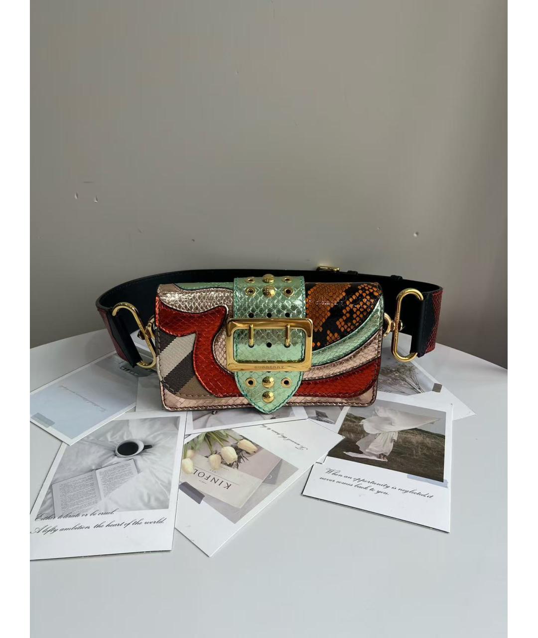 BURBERRY Кожаная поясная сумка, фото 2