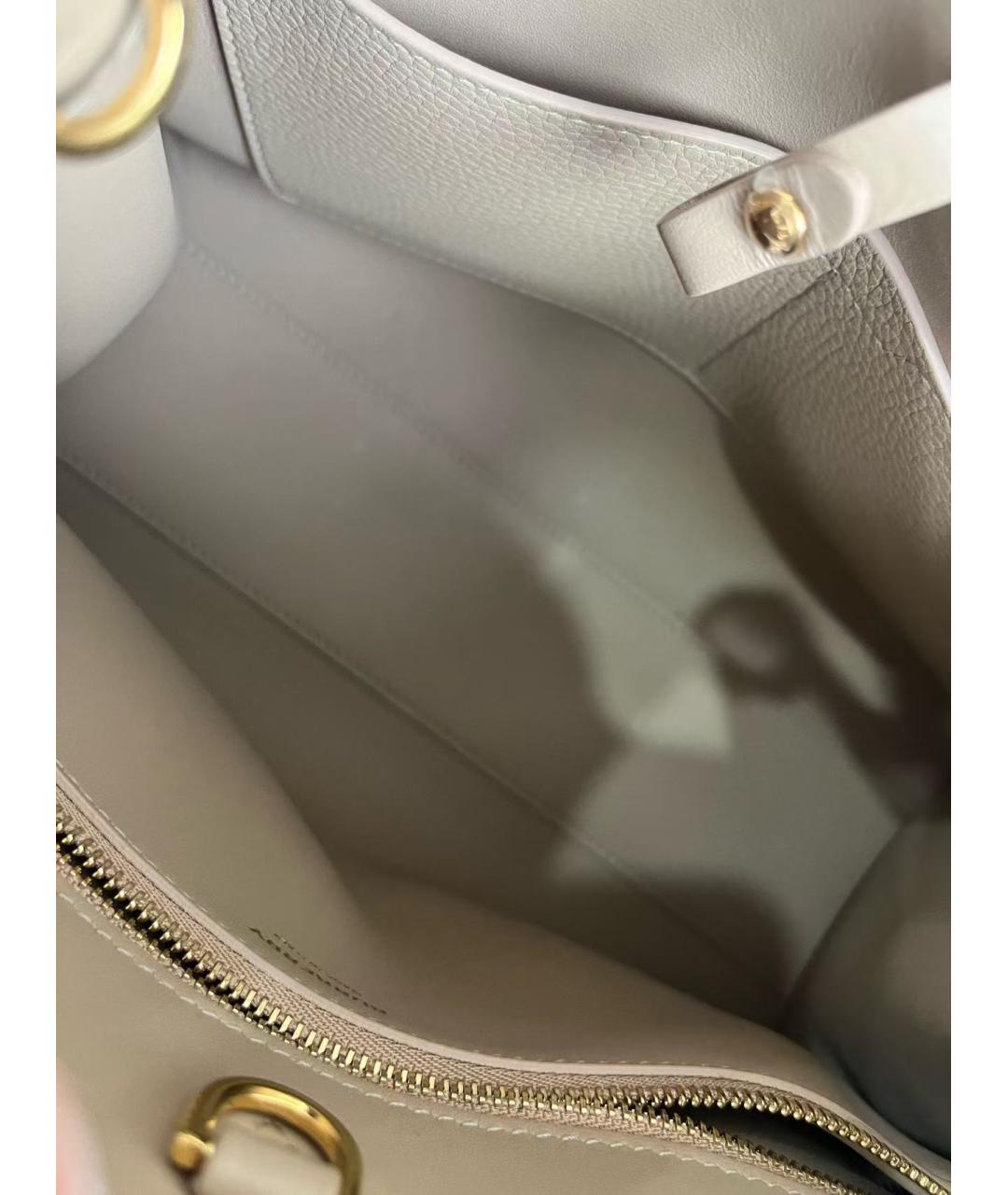 BURBERRY Коричневая кожаная сумка с короткими ручками, фото 6