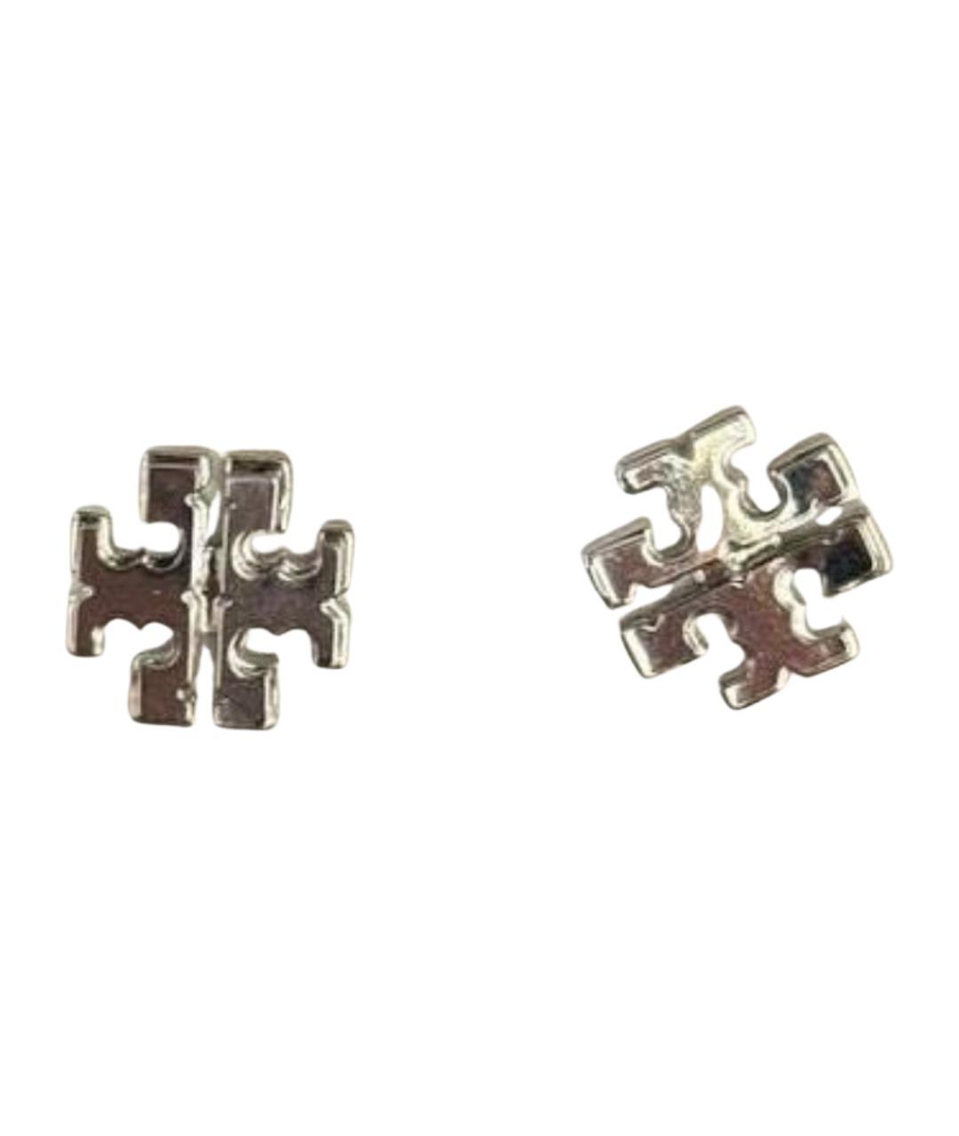 TORY BURCH Серебряные металлические серьги, фото 1