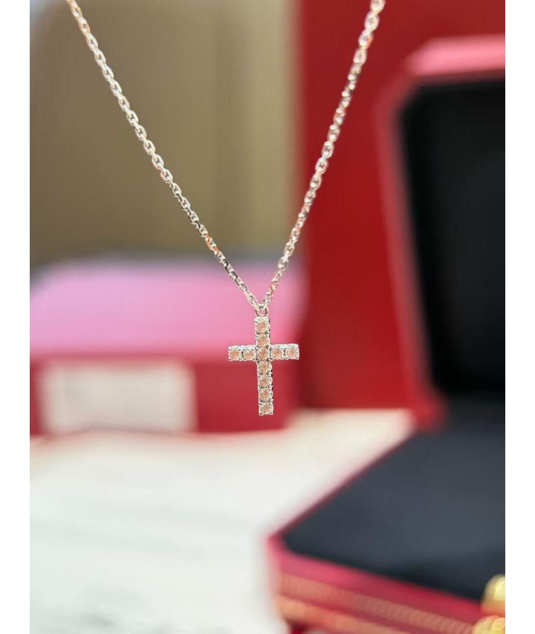 CARTIER Серебряное колье из белого золота, фото 3