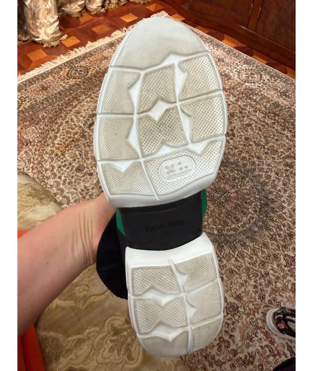 EMILIO PUCCI Мульти синтетические кроссовки, фото 3