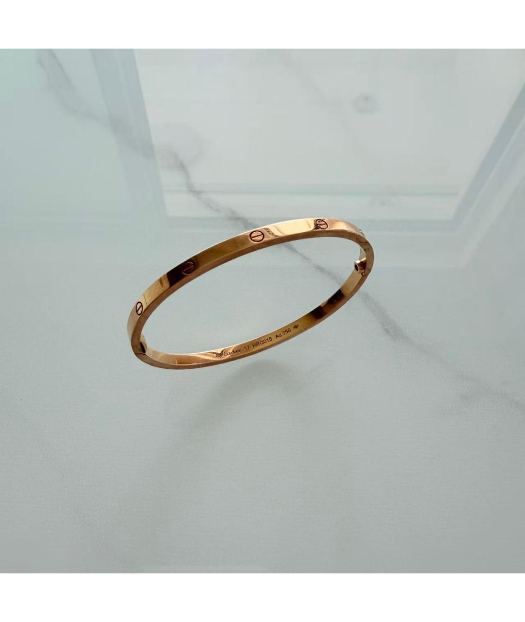 CARTIER Золотой браслет из розового золота, фото 2
