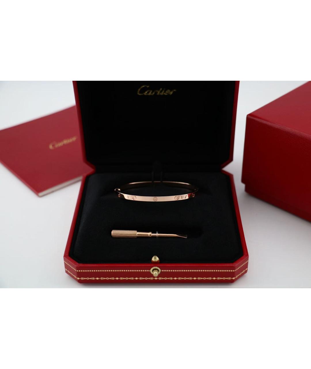 CARTIER Золотой браслет из розового золота, фото 2