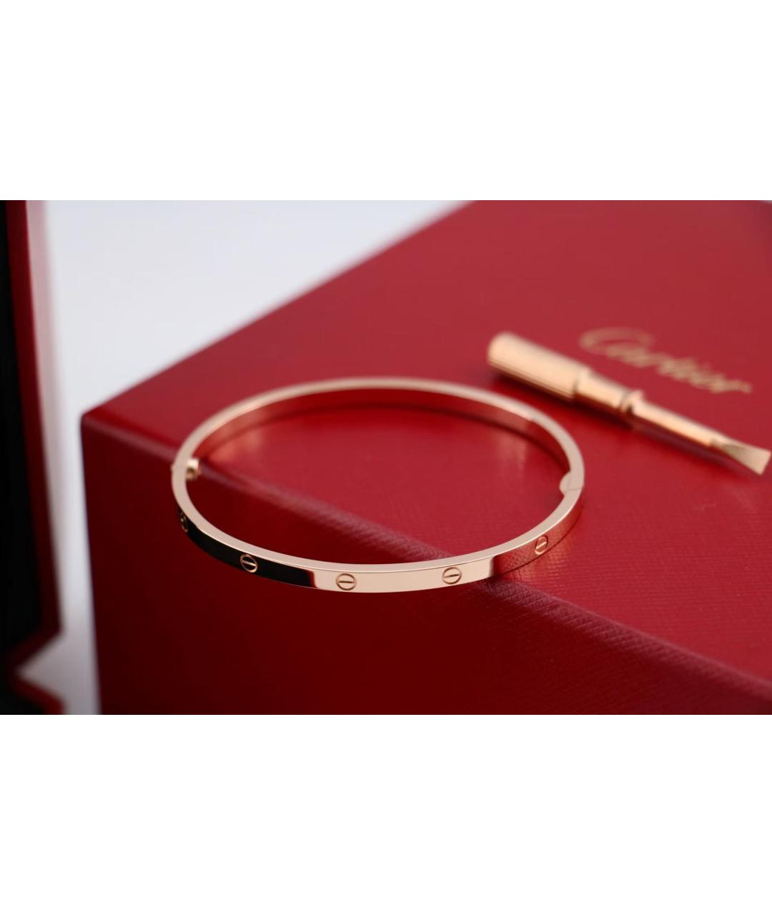 CARTIER Золотой браслет из розового золота, фото 3