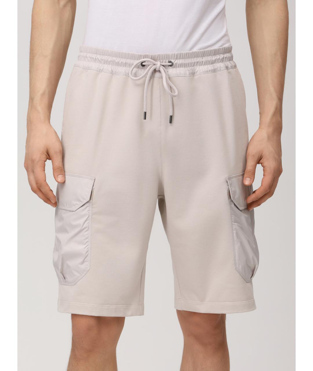 PARAJUMPERS Бежевые хлопковые шорты, фото 4