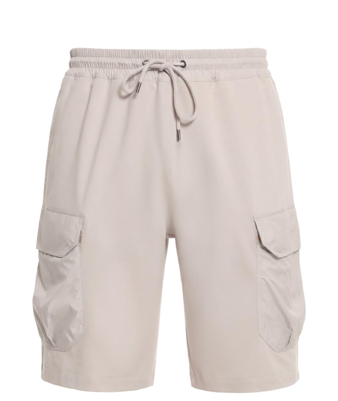PARAJUMPERS Бежевые хлопковые шорты, фото 1