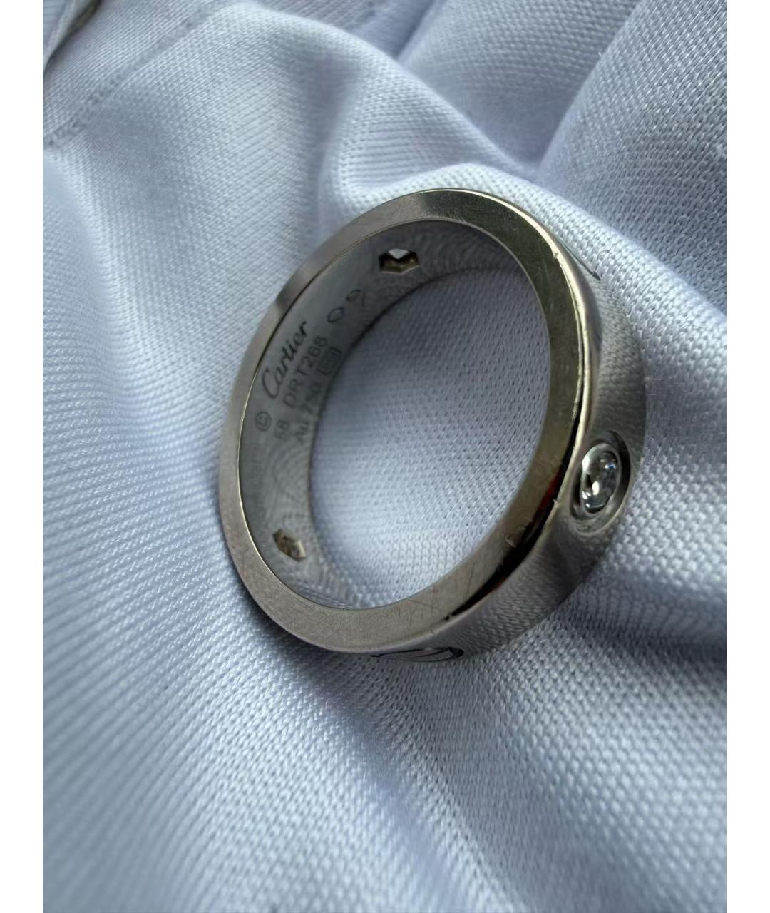 CARTIER Серебряное кольцо из белого золота, фото 3