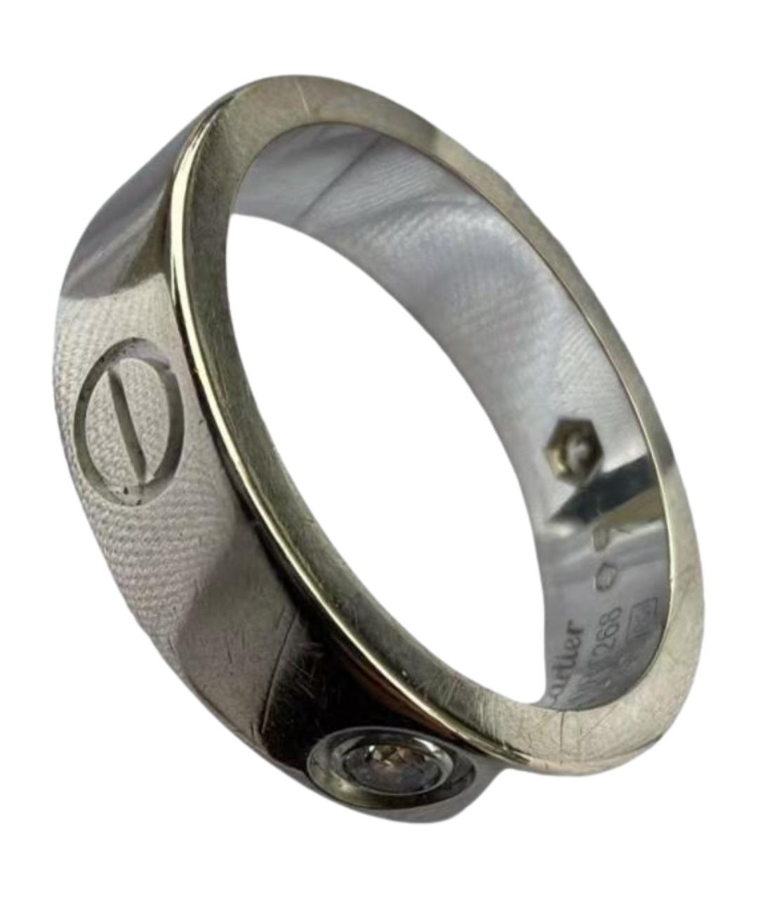 CARTIER Серебряное кольцо из белого золота, фото 1