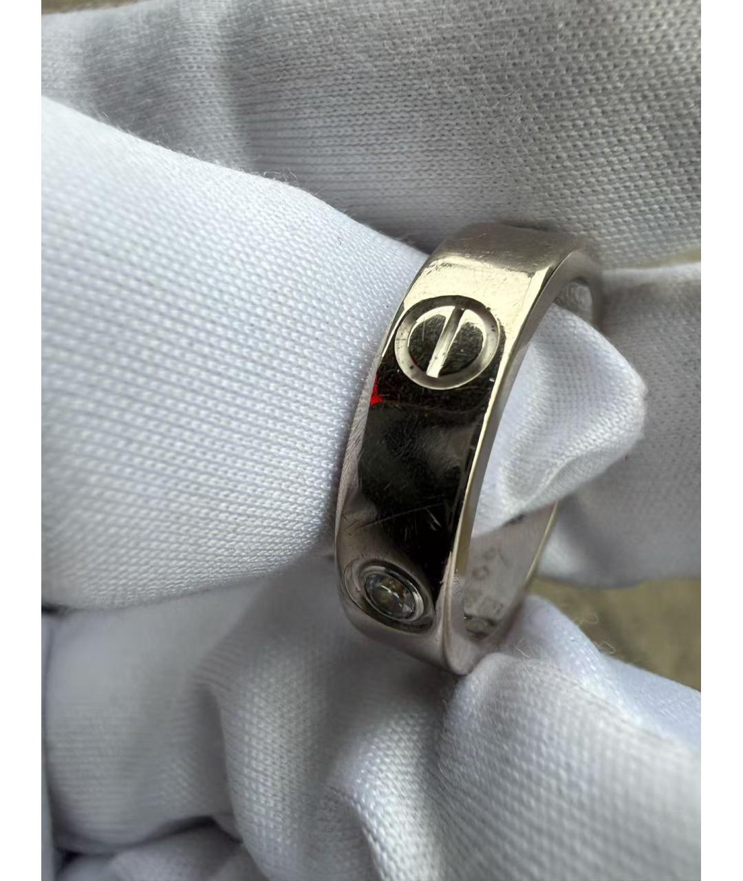 CARTIER Серебряное кольцо из белого золота, фото 4