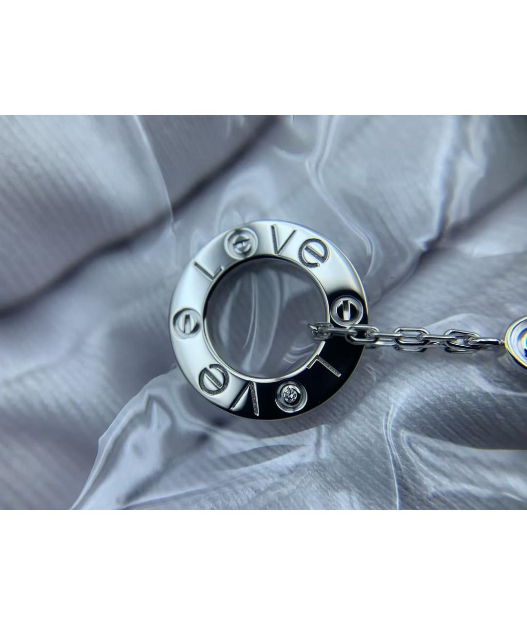 CARTIER Серебрянный браслет из белого золота, фото 4