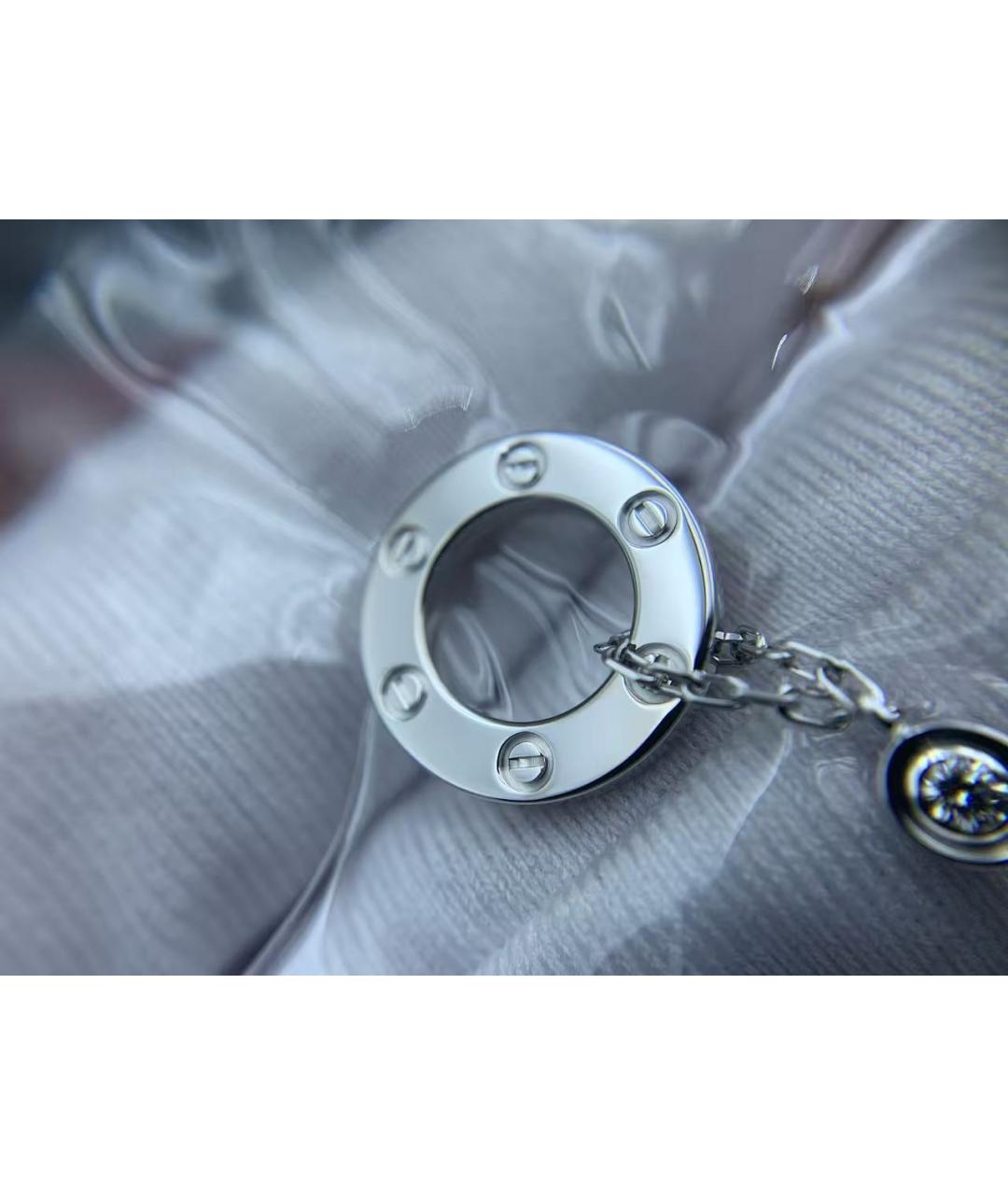 CARTIER Серебрянный браслет из белого золота, фото 3