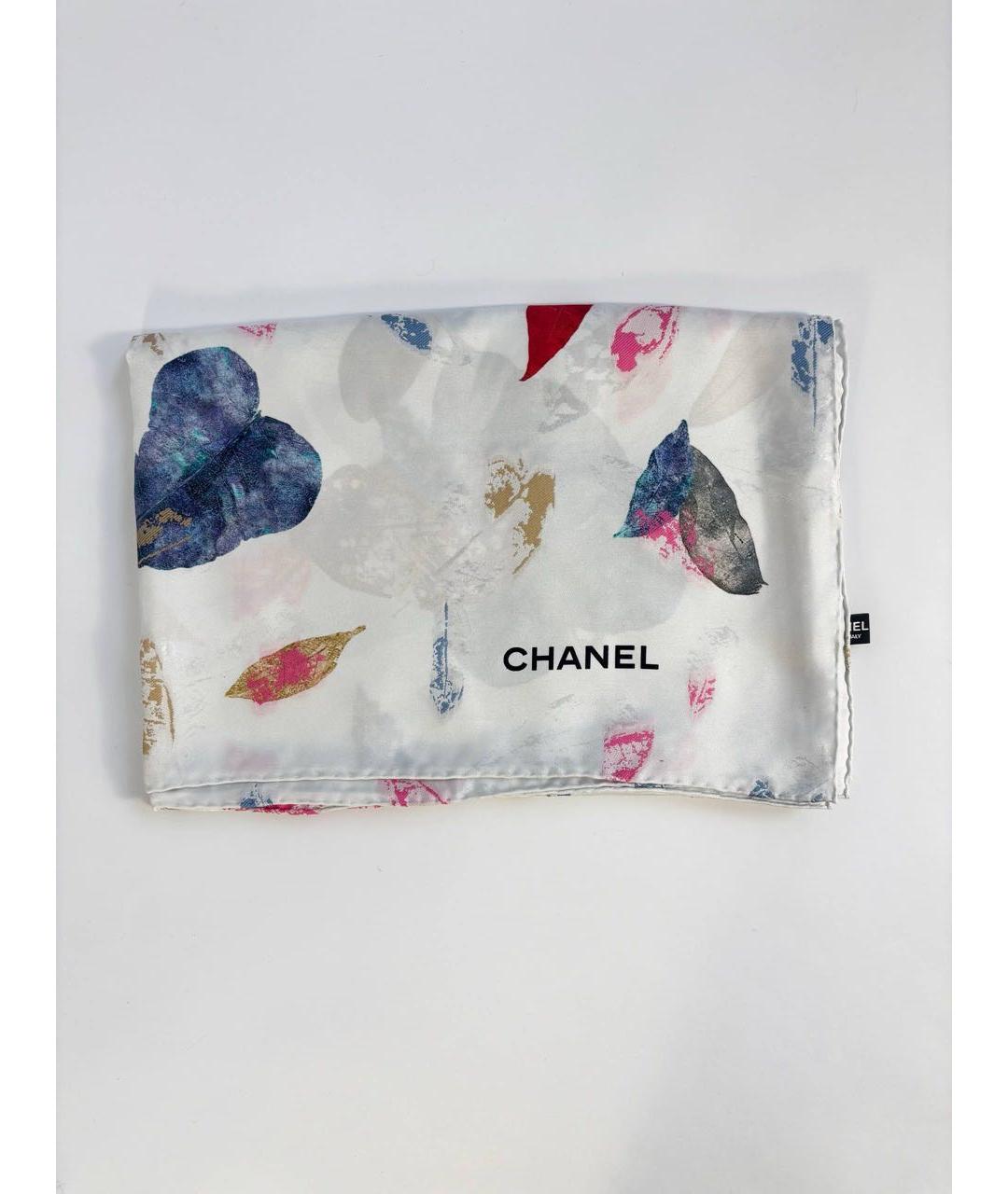 CHANEL Мульти шелковый платок, фото 9