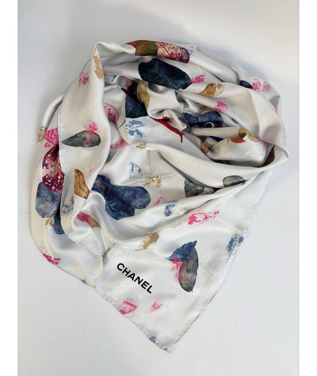 CHANEL Мульти шелковый платок, фото 8