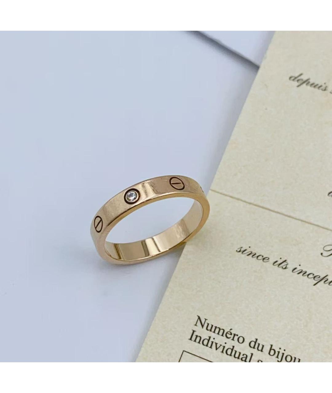 CARTIER Золотое кольцо из розового золота, фото 2