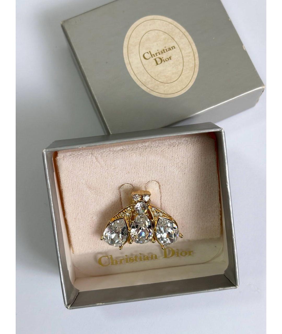 CHRISTIAN DIOR Золотая булавка / брошь, фото 2