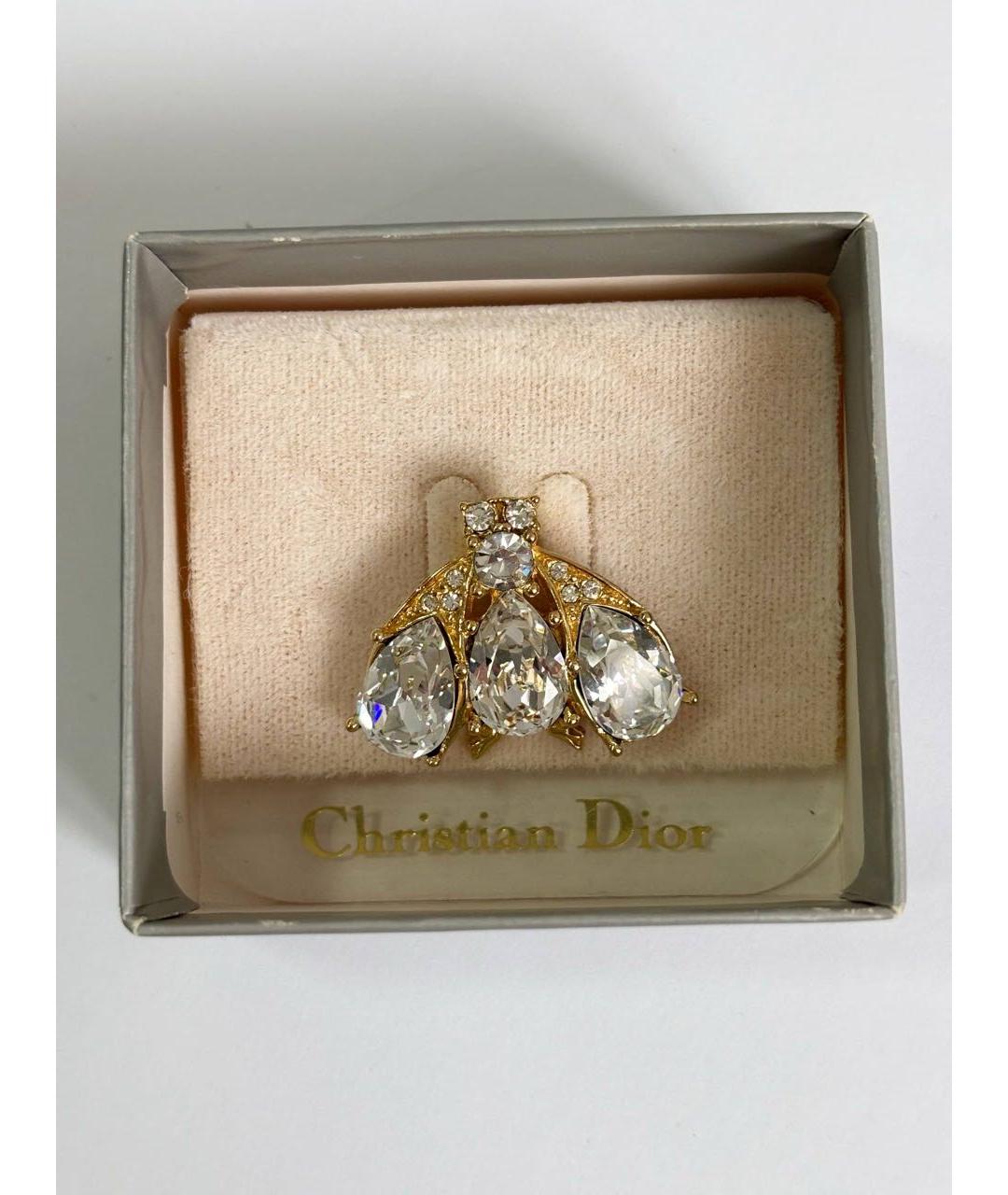 CHRISTIAN DIOR Золотая булавка / брошь, фото 3