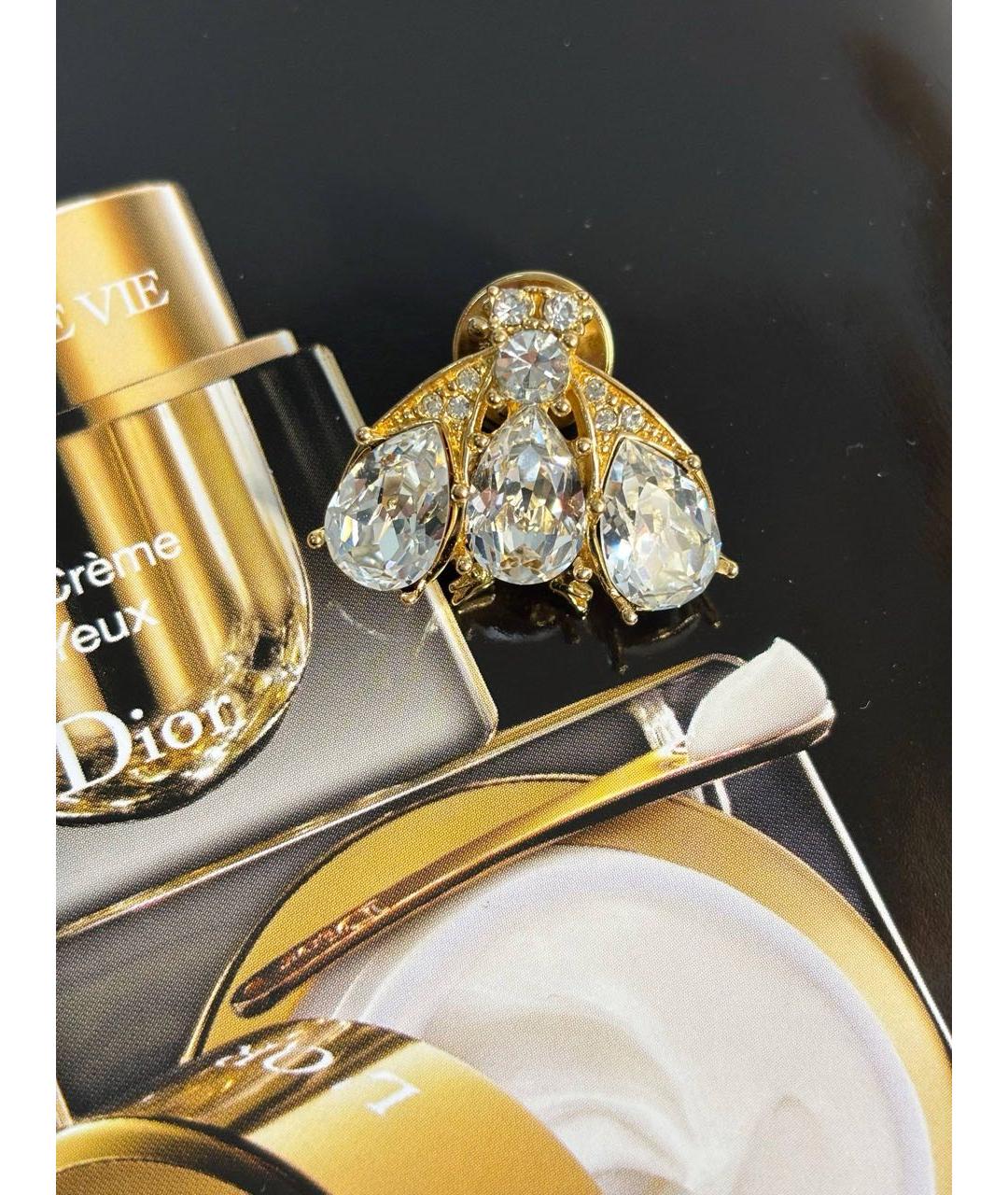 CHRISTIAN DIOR Золотая булавка / брошь, фото 6