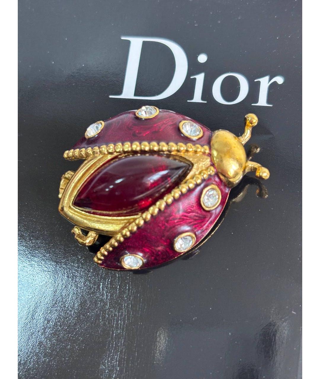 CHRISTIAN DIOR Мульти металлическая булавка / брошь, фото 4