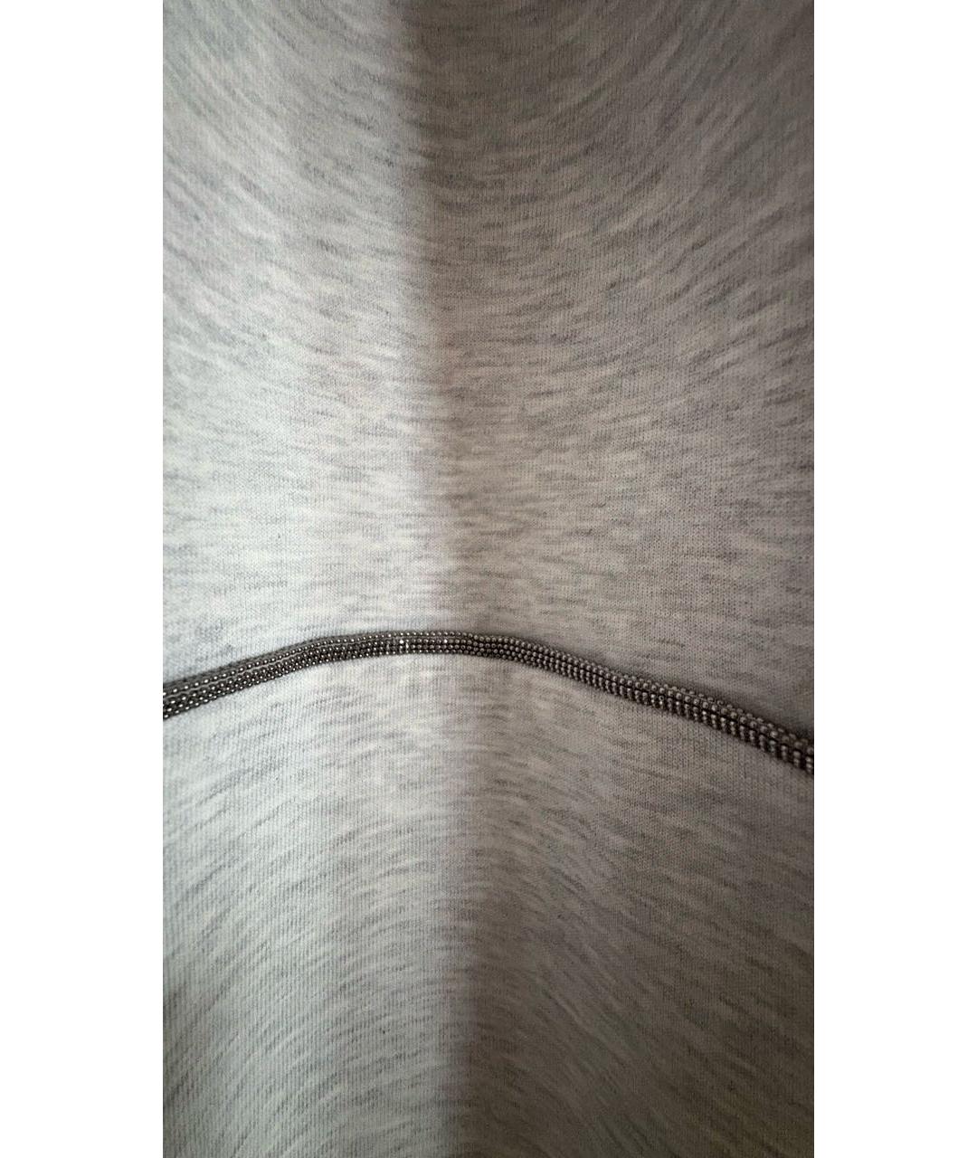 BRUNELLO CUCINELLI Серый хлопковый спортивные костюмы, фото 8