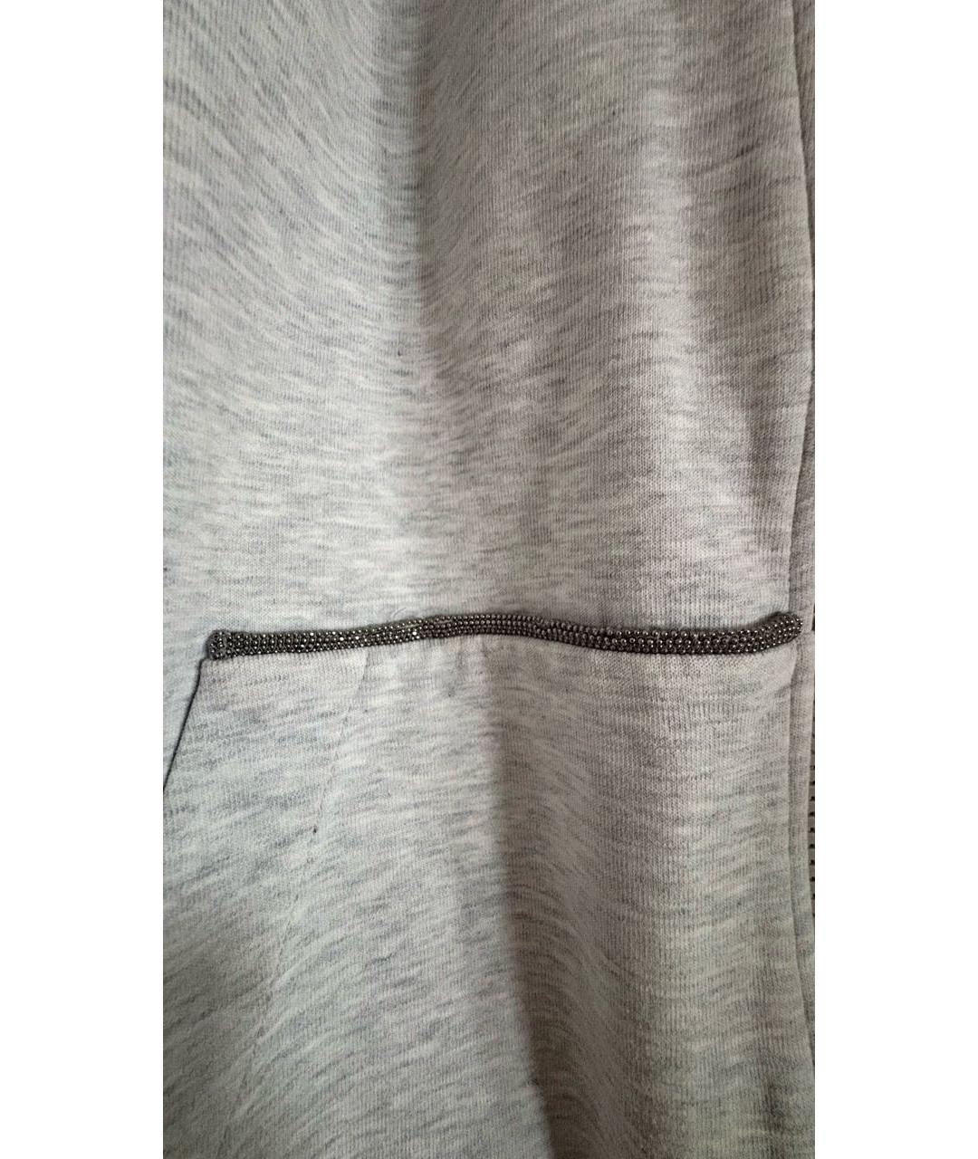 BRUNELLO CUCINELLI Серый хлопковый спортивные костюмы, фото 5