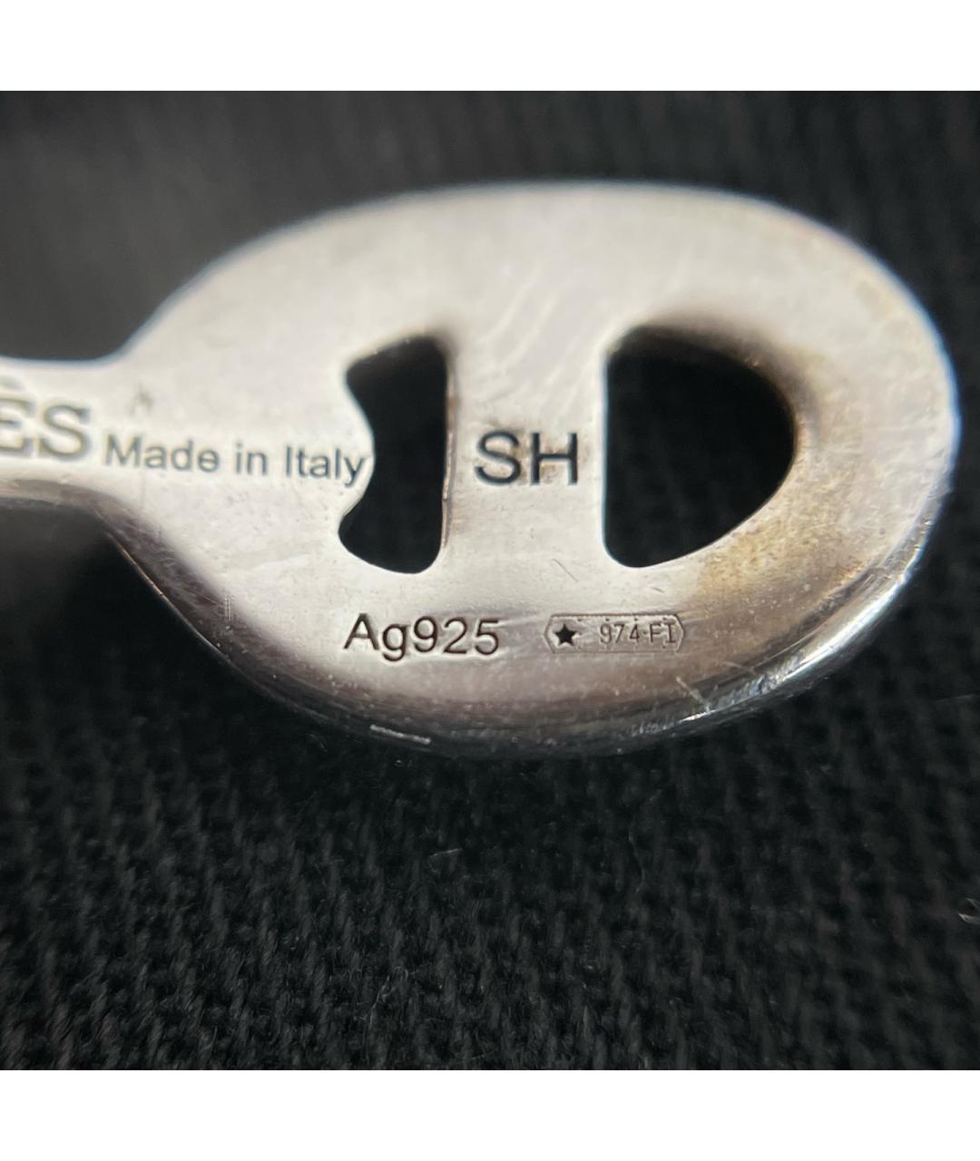 HERMES Серебрянный серебряный браслет, фото 6