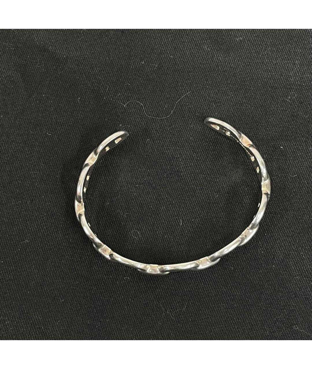 HERMES Серебрянный серебряный браслет, фото 4