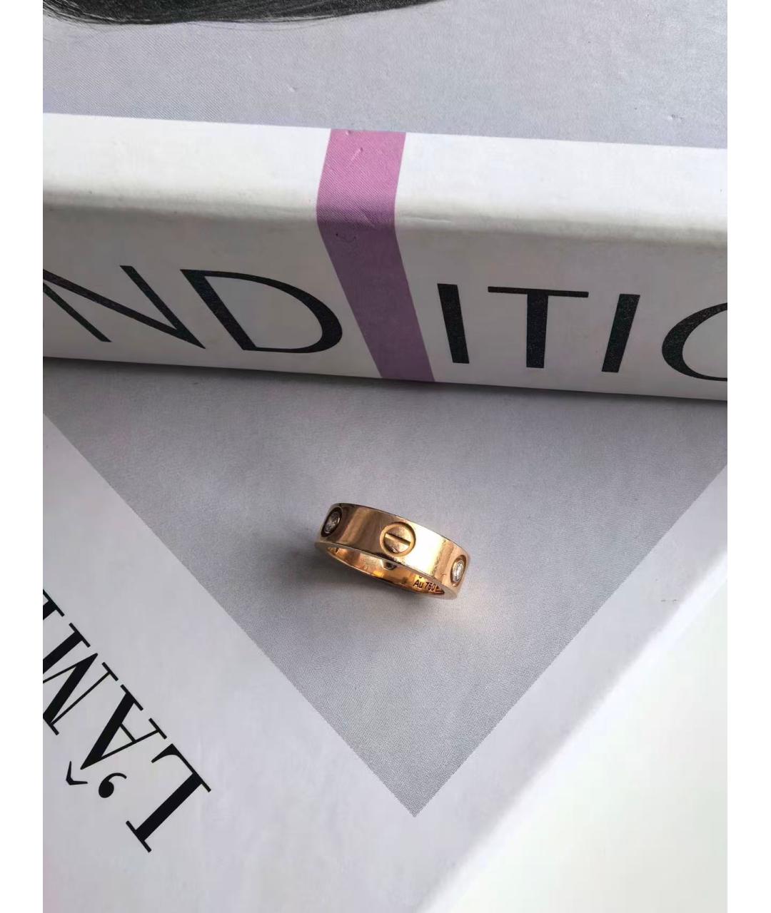 CARTIER Золотое кольцо из розового золота, фото 2