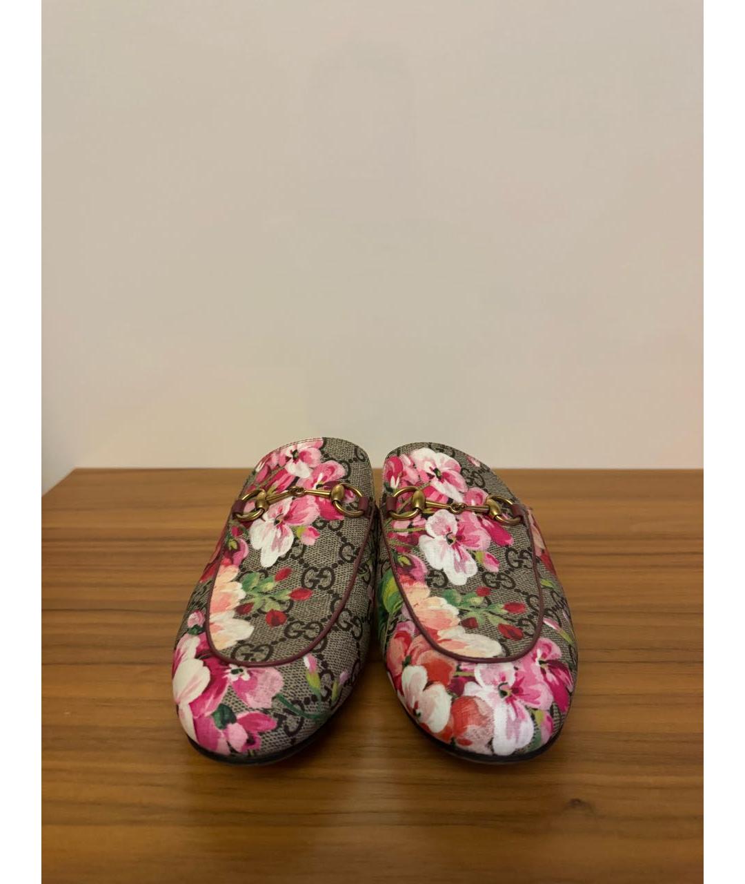 GUCCI Мульти кожаные мюли, фото 2