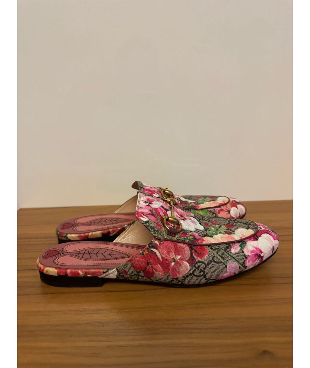 GUCCI Мульти кожаные мюли, фото 6