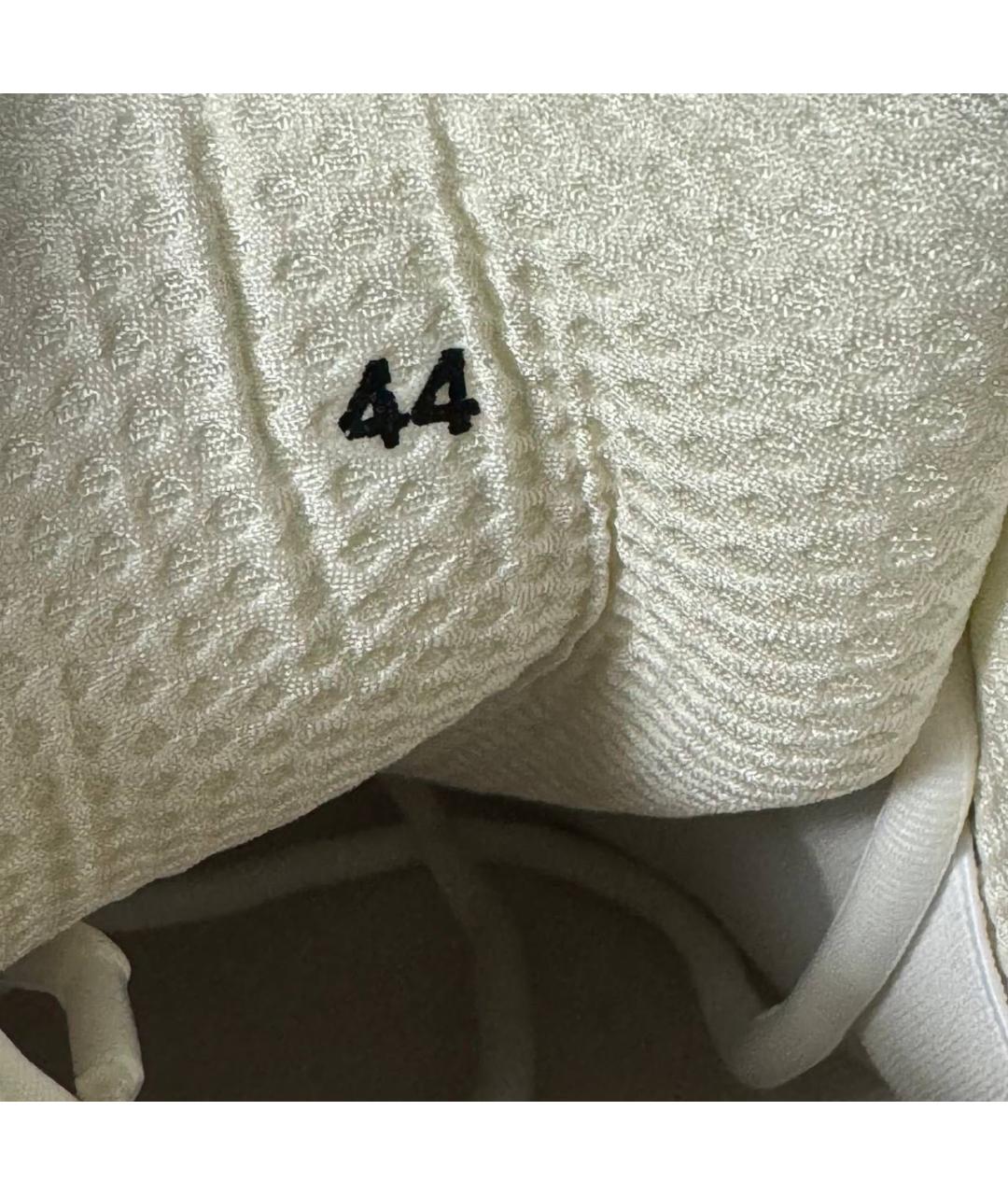 RAF SIMONS Белые текстильные низкие кроссовки / кеды, фото 7